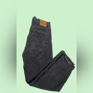 LEVIS RIBCAGE STRAIGHT JEANS !!!! BLACK DENIM!!!